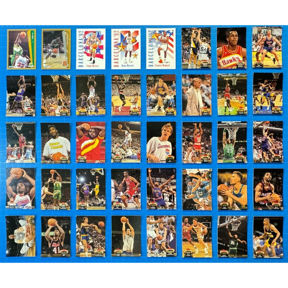 Misc Lot of 40 Basketball Cards - Stadium Club, Topps, Skybox, Barcelona - Picture 1 of 3